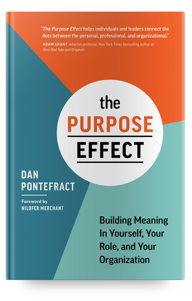 THE PURPOSE EFFECT book - signed by the author, Dan Pontefract